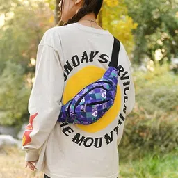 Diva Dale Geometric Printed Waist Pouch image 4