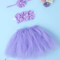 Babymoon Unisex Kids Lavender-Colored Tutu Skirt Costume Photoshoot Props-picture-38