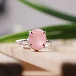 Shubhanjali Silver-Plated Stone-Studded Adjustable Finger Ring-picture-57