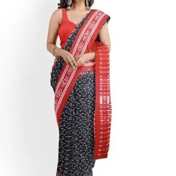 clothonus Ethnic Motifs Printed Pure Cotton Block Print Saree-picture-16