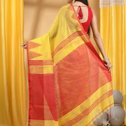 DESH BIDESH Pure Cotton Khadi Saree image 3