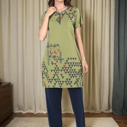 Duchess Women Printed Night suit-image-89