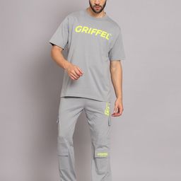 GRIFFEL Men Printed Cotton Loose Fit Track Suit-picture-27