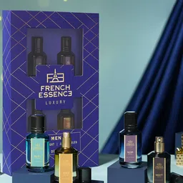 FRENCH ESSENCE Men Luxury Set Of 4 Noir-Night-Jazz-Bleu Eau De Parfum - 25ml Each-picture-23
