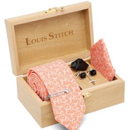 LOUIS STITCH Men Silk Necktie Accessory Gift Set-picture-24