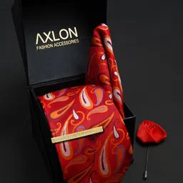 AXLON Men Woven Design Accessory Gift Set image 4