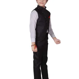 Pro-Ethic STYLE DEVELOPER Boys Black & Grey Shirt with Trousers image 5