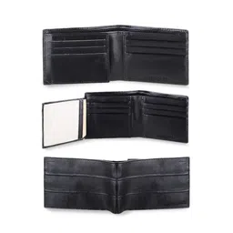 MARKQUES Men Silver & Black Analogue Watch Wallet & Belt Accessory Gift Set image 2