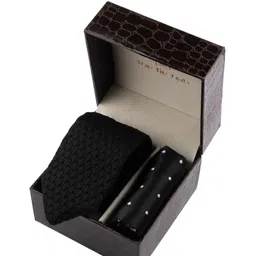 The Tie Hub Men Tie With Pocket Square Accessory Gift Set image 3
