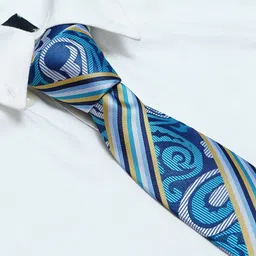 AXLON Men Woven Design Tie Set Accessory Gift Set image 2