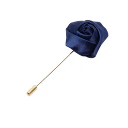 MUTAQINOTI Men Thin Checks Blue Silk Blend Necktie Accessory Gift Set image 5