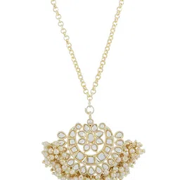 TEEJH Khammam Gold-Plated Oxidized Jewellery Set image 3