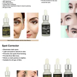 COSMO HUB Pure Herbal Set Of 3 Spot Corrector Anti-Aging Serum & Under Eye Gel - 35 ml image 2