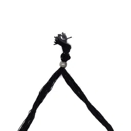 TEEJH Oxidised Silver-Plated Ghungroo Beaded Jewellery Set image 3