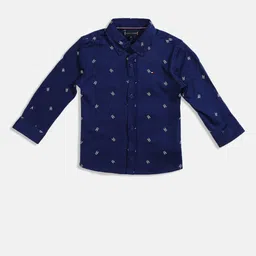 Tommy Hilfiger Boys Printed Cotton Casual Shirt-picture-33