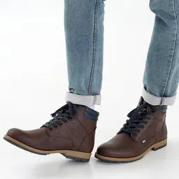 iD Men Brown Casual Boot Shoes image 3