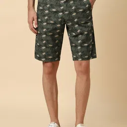 Allen Solly Men Camouflage Printed Slim Fit Shorts-picture-27