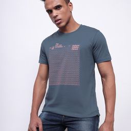 Lee Typography Printed Slim Fit Cotton T-shirt-picture-25