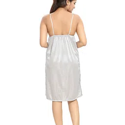 Noty Self Design Nightdress With Robe image 5