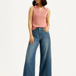 levi's Women's Mid Indigo XL Straight Loose Fit Mid Rise Jeans-picture-26