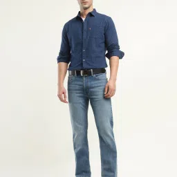 levi's Men's 513 Indigo Slim Straight Fit Mid Rise Jeans-picture-20