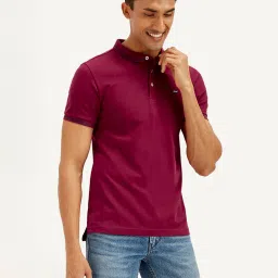 levi's Men's Solid Slim Fit Polo T-shirt image 1