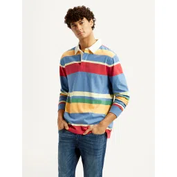 levi's Men's Striped Multi Color Slim Fit Polo T-shirt-picture-35