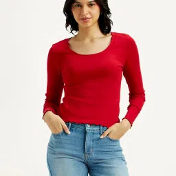 levi's Women's Textured Slim Fit Top-picture-14