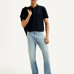 levi's Men's 513 Blue Slim Straight Fit Mid Rise Jeans-picture-32