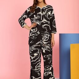 Secret Wish Women Printed Night suit-picture-28