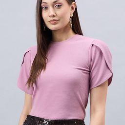 Style Quotient Purple Round Neck Regular Top-picture-42