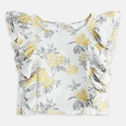 AKKRITI BY PANTALOONS Girls Floral Printed Ruffle Top-picture-47