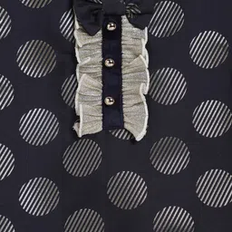 One Friday Girls Polka Dots Printed A-Line Top image 2