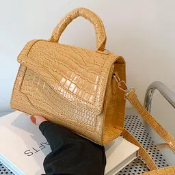 LULU & SKY Self Design Textured Structured Handheld Bag-picture-51