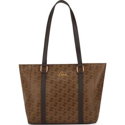 Lavie Women Typography Printed Structured Leather Shoulder Bag-picture-45