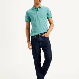 levi's Men's 513 Navy Blue Slim Straight Fit Mid Rise Jeans-picture-33