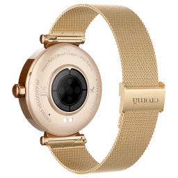 Croma VELCOITY GF Smartwatch with Bluetooth Calling (1.32inches AMOLED Display, IP68 Waterproof, Rose Gold Strap) image 2