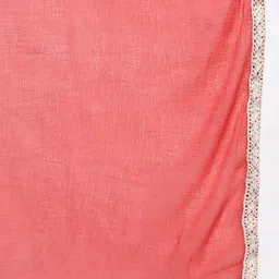 Indo Era Women Pink Paisley Printed Kurta with Trousers & Dupatta image 4
