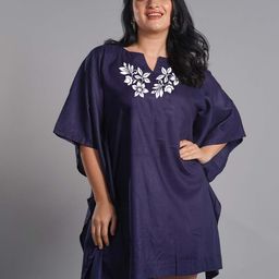 LetsDressUp Floral Printed Kimono Sleeve Kaftan Dress-picture-0