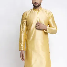 Jompers Men Gold-Toned Thread Work Kurta image 1