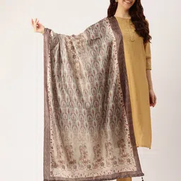 Ishin Ethnic Motifs Woven Design Dupatta image 1