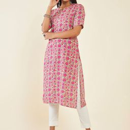 Soch Floral Printed Straight Kurta-picture-35