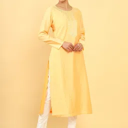 Soch Women Geometric Embroidered Mirror Work Kurta-picture-24