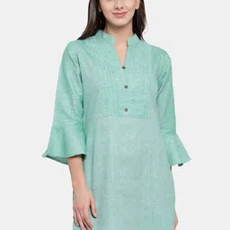 Enchanted Drapes Women Blue Kurta-image-49