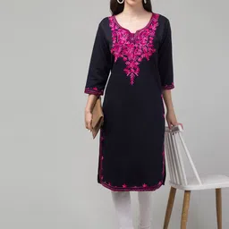 FAMBEE Women Woollen Kurta-picture-16