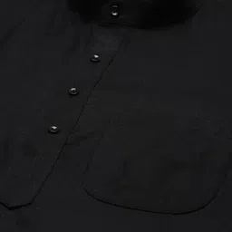 SOJANYA Men Black Kurta image 3