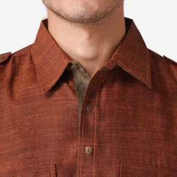 ZOIS Men Extended Sleeves Kurta image 2