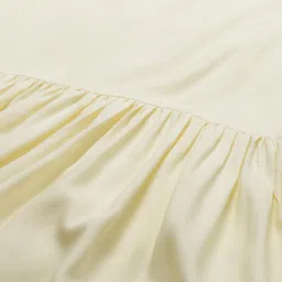 Sringam Women Cream-Coloured Solid Kurta with Palazzos & Dupatta image 2