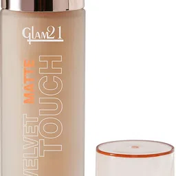 glam21 Velvet Touch High Coverage Foundation SPF35 Longlasting Matte Finish, Waterproof Foundation image 3