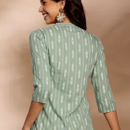 Anouk Ethnic Motifs Printed V-Neck Kurti image 5